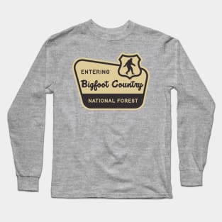 Bigfoot Country National Park Long Sleeve T-Shirt